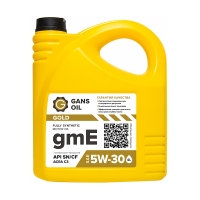 GANS OIL Gold gmE 5W30, 4л GOGM53E004